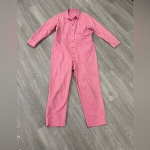 Madewell Pink Women's Jumpsuit, Size XL